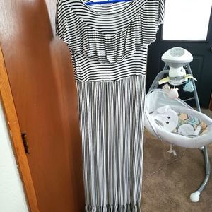 Pink Blush Maxi Maternity Dress